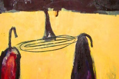 Acryl op doek Afm 1.50 bij 1 meter